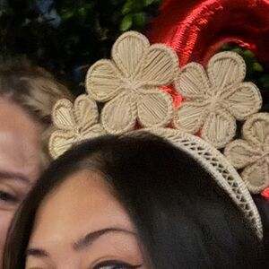 Handmade Colombian straw crown